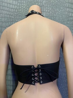 Leren Top Met Ringen T88 ringen 2
