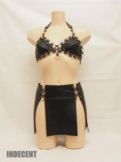 Leren Minirok R49 R49 2