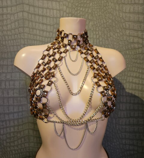 Top Amber Brown Ketting06-Brown