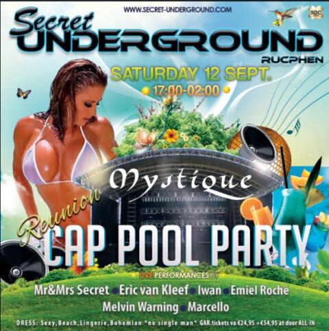 Cap Pool Party parenclub rucphen