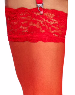 Rode Jarretel Kousen 9cm 2540789red 3
