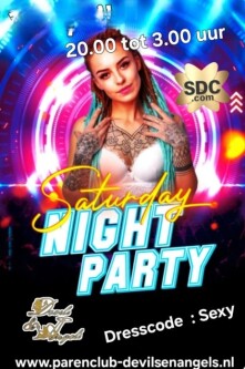 Saturday Night Party parenclub-susteren 1