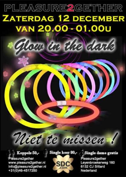 Glow-in-the-Dark party swingersclub-sittard
