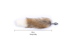 Fox Tail Brown & White short OPR-3330026 2