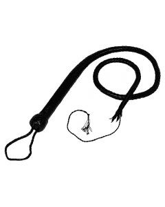 Zwarte Leren Zweep 112-TCI-9092 3