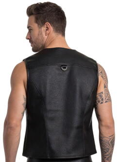 Kunstleren Biker vest 2162113 2