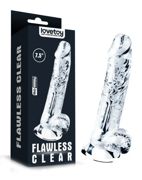 Clear Dildo 7.5¨ rimba4490