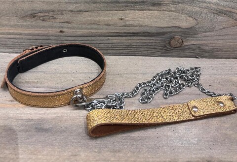 Collar Gold Snake l.u.c.14