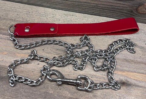 Rode Lak Aanlijnketting l.u.c.24