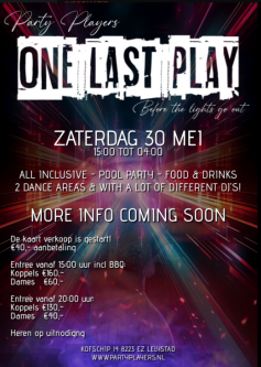 One Last Play parenclub-lelystad 1
