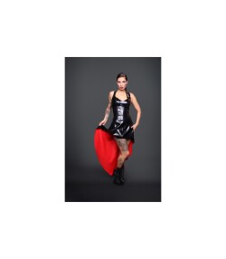 Latex A-symmetrical Dress Kaotic 758-EK 4