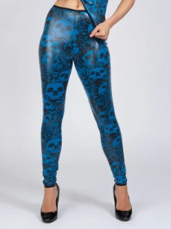Legging Skulls & Roses riot 336 1