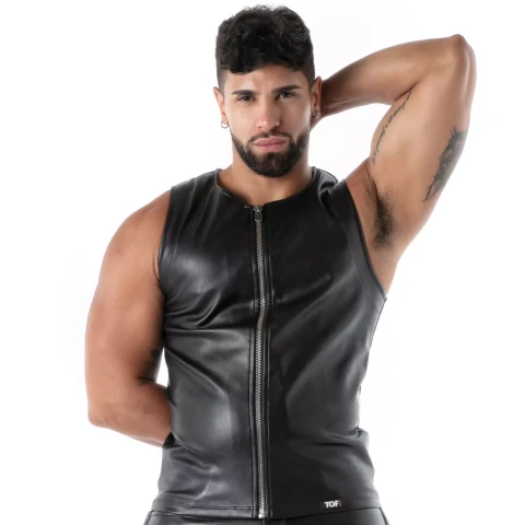 Kinky Zipped Tank Top TOF608